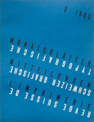 Cover from 1985 issue 6